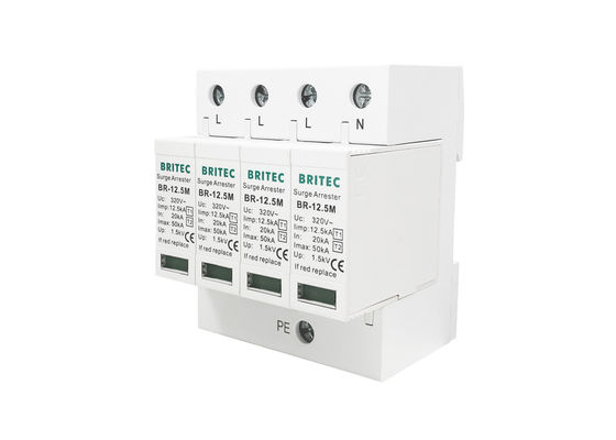 電光交流電力4のポーランド人のサージ サプレッサーに対するタイプ1 +2のサージ・プロテクター