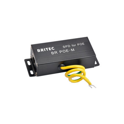 BR-POE-M 48V 信号電波抑制器 ポー保護器 イーサネット上での信号電源 Spd 中国 データ電波保護器 供給