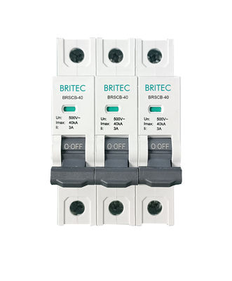 BRSCB-40 3P OEM ODM SPD オーバージェス・プロテクション デバイス バック・プロテクター Spd バックアップ・プロテクター