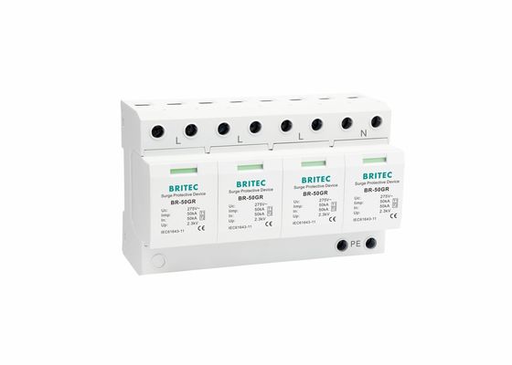 AC避雷器3段階IEC61643 BR-50GRの産業サージ サプレッサー