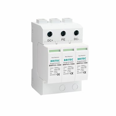 BRPV3-1500 40kA 放電電電流 プラグイン モジュール式 DC 超電圧保護装置 電圧保護 DC 超電圧保護装置