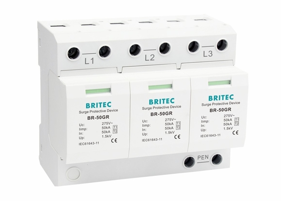 3つのポーランド人の産業サージの防御装置3段階150の電圧によってカスタマイズされるロゴ