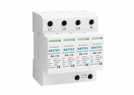 3相 110kA 電気式タイプ2 サージ保護デバイス ACサージプロテクタ