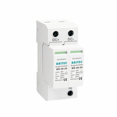 BR-40 24 カメラ DC SPD オーバージェス 保護装置 アース オーバージェス 保護 Dc SPD 2 タイプ セキュリティ 監視 DC パワーオーバージェス 保護