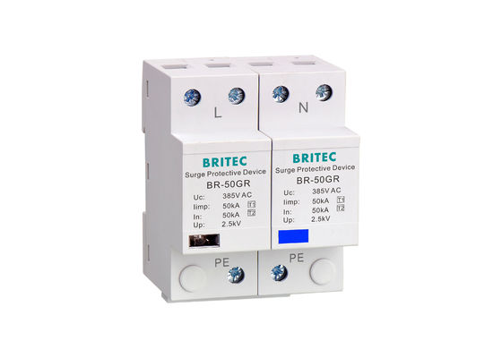 低電圧AC SPD シングルフェーズ 防雷 超電圧  CE 合格