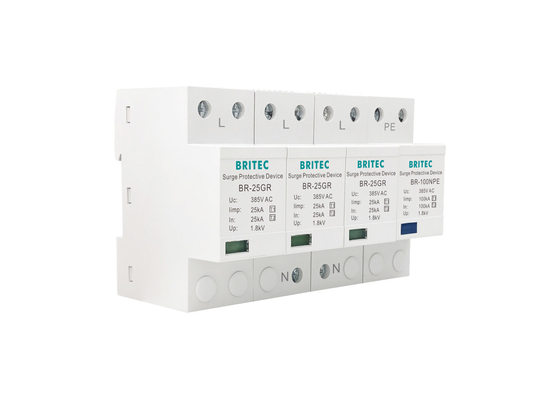 25KA 3P+NPE T1 I クラス 超電圧保護具 1 タイプ 高エネルギー SPD