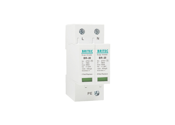 10kA/20kA C級 シングルフェーズ電源電圧保護装置 2P AC電圧保護装置 SPD