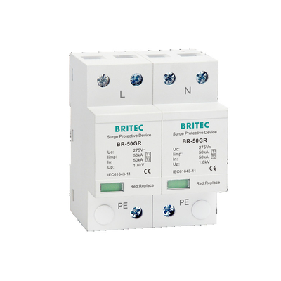 BRITEC BR-50GR 275 2P ACタイプ1 SPDは回線保護装置電光保護防止装置T1 SPDを波立たせる
