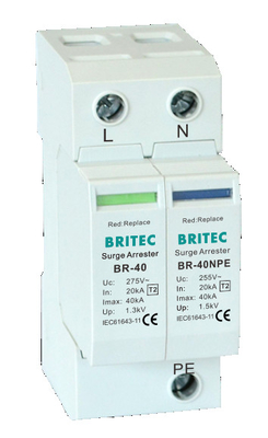 BR-40 3P+1 超電圧保護装置 雷検保護 18mm 超電圧保護