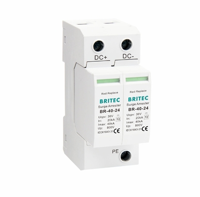 BR-40-24 DC SPD オーバージェス保護装置 DCオーバージェス抑制器 40kA Pvオーバージェスアレスター DC 24vオーバージェス保護器