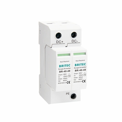 BR-40 48 DC SPD PV オーバージェス防護装置 48Vオーバージェス ストラスター 雷保護