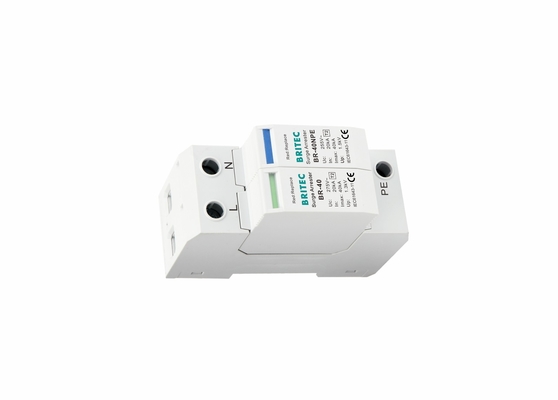 TVSS 150V/275V/320V/385V/440V 40KA ディン 電鉄 電源 防電 超電圧 単相