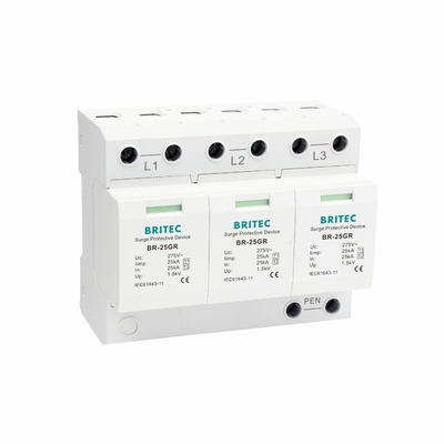 BRITEC Spd 超電圧保護器 BR-25GR 3P 25kA 3相型 1級1超電圧保護器 スパークアストラー