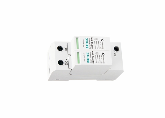 クラスII PV SPD 600Vプラスチック二極DCの避雷器
