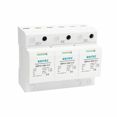 BRPV3-1500-12.5 DC SPD 12.5ka pv オーバージェス arrester 1500V DC SPDオーバージェス保護 t1 t2 dc