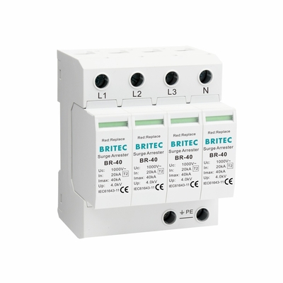 BR-40 1000 4Pタイプ 2 1000V 690V 800V 3相高圧交流電圧保護具 SPD 逮捕電球