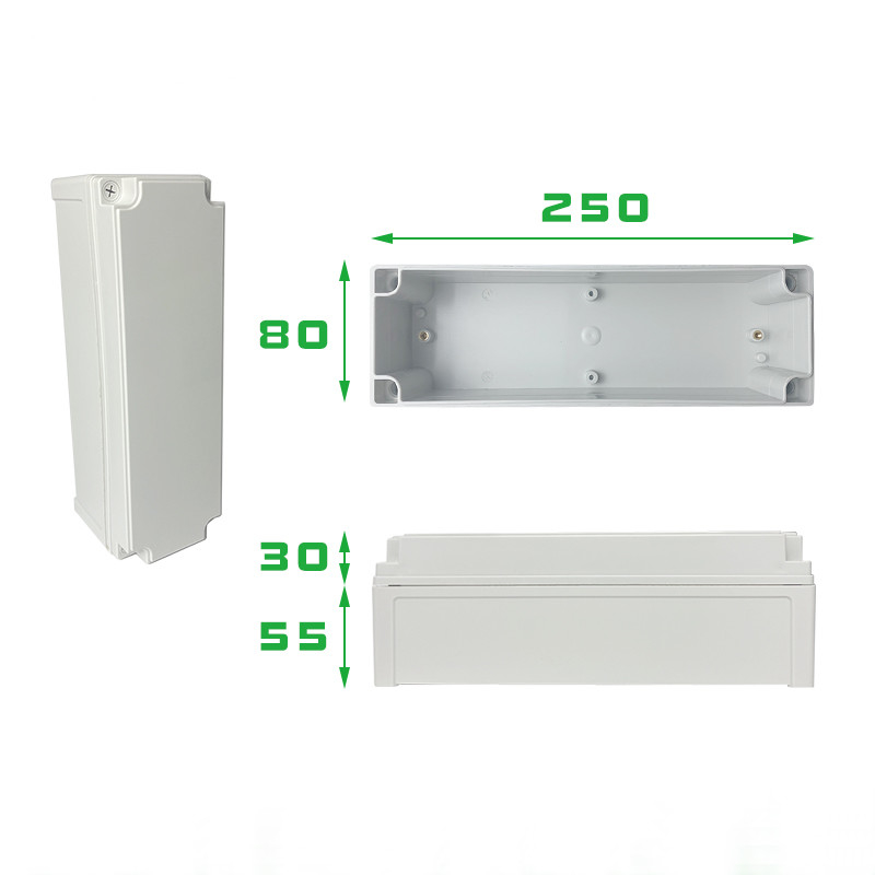 TY-8025085 屋外電気接続ボックス ABS プラスチック プロジェクト IP66 交差点 囲み スイッチボックス