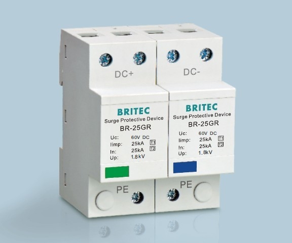 BR-25GR 48VのクラスIの低電圧の避雷器25kA 48V SPDのサージ フィルター避雷器