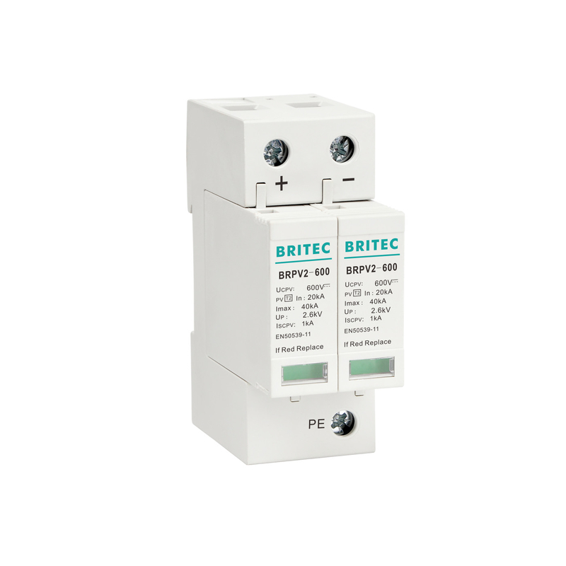 BRPV2-600 2 Mod 600V ソーラーフォト PV Spd DC オーバージェス 保護装置 太陽光 spd dc600v pvオーバージェス arrester