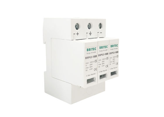 1000VクラスII DCの避雷器太陽PVのサージの防止装置