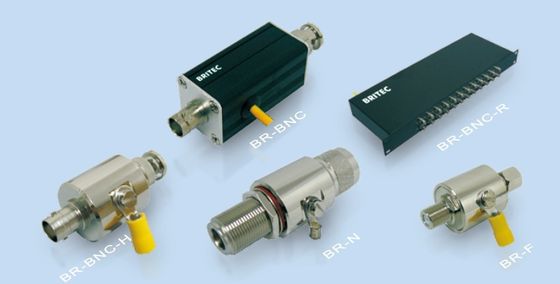 めっきされる真鍮はRFの避雷器データ サージ・プロテクター電光サージにニッケルを被せる