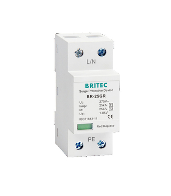 BR-25GR 4P I級タイプ 1 オーバー・オーバー・アレスタ SPD 雷保護器 スパークギャップ spd タイプ1 4p ac spd オーバー・プロテクター