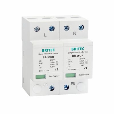 クラスI 電源電圧電圧電圧 10/350μs 50KA シングルフェーズ 150V / 275V / 320V