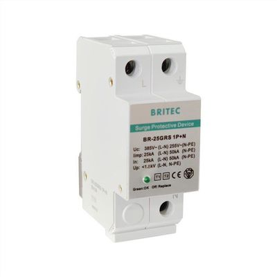 25KA 275Vタイプ1 超電圧保護器 AC 雷保護器 BR-25GRS 1+1