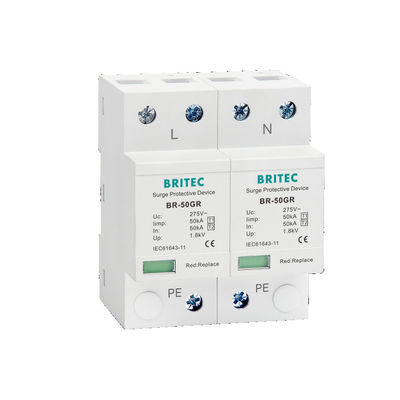BRITEC BR-50GR 275 2P ACタイプ1 SPDは回線保護装置電光保護防止装置T1 SPDを波立たせる