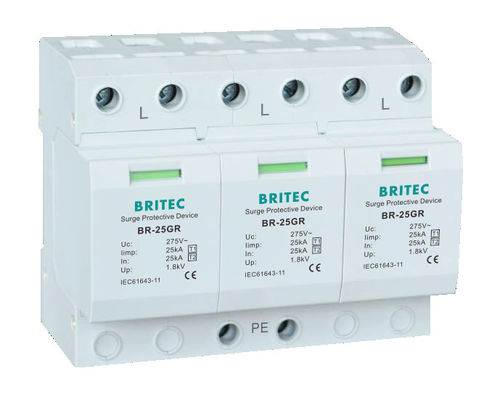 BR-25GR 1P+1 オーバージェス防護装置 Spd Type1 オーバージェス抑制器 雷止め器 AC オーバージェス抑制器