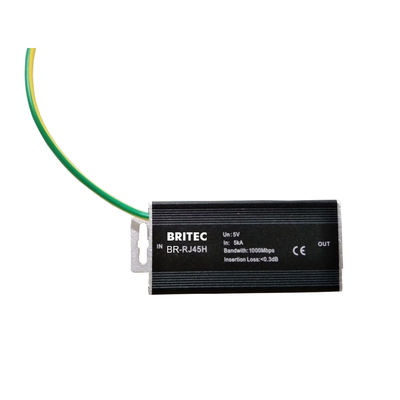 BR-POE-M 48V 信号電波抑制器 ポー保護器 イーサネット上での信号電源 Spd 中国 データ電波保護器 供給
