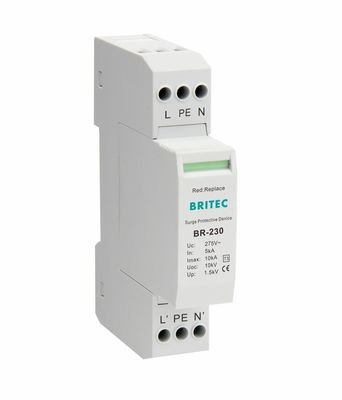 超電圧防護装置 タイプ3 SPD 30-275V の電圧指定, ≤25ns の応答時間, 8/20 波形雷保護
