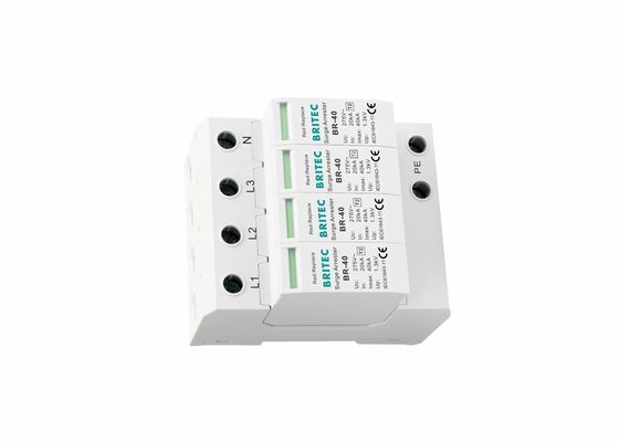 UL94-V0 35mm Din Rail 40ka 2型 防雷電源電波停止装置