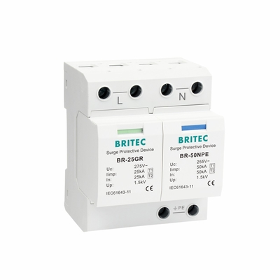 BR-25GR 3P+1 タイプ 1 オーバージェスプロテクション 装置 SPD 雷 停止 スパークギャップ spd プラグインオーバージェス停止