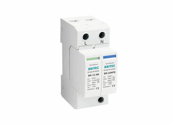 AC T1 T2 1P+NPE 275V サージプロテクタ 12.5KA SPD MOV 雷保護 サージアレスタ