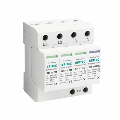 BR-12.5M 4Pタイプ 1 超電圧保護装置 spd 超電圧保護装置 ac タイプ 1 12.5ka spd タイプ 1 spd Überspannung 12.5ka 超電圧抑制装置 産業用超電圧保護装置
