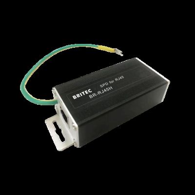 BR-POE-M 48V RJ45 サージ保護 イーサネットサージプロテクター POE Power Over Ethernet データサージプロテクター POE ギガビット 1000mbps Rj45 イーサネット アウトドアサージプロテクター 工業用ネットワークアウトレット メタル