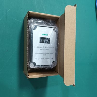 BR-SC02M 雷サージ雷撃回数カウンター  0～999,999回 雷保護用雷撃回数カウンターデバイス