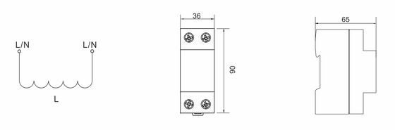 BRCI-63 コアディネーションインダクタ AC SPD 防雷 電気保護装置