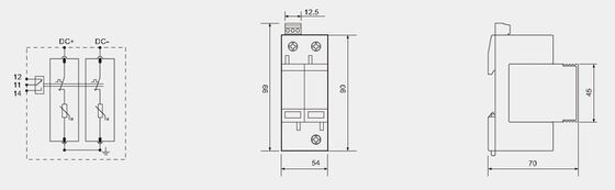 BR-40-24 T2 DC電源突発防止装置 40kA 24V SPD 電源突発対策用熱塑性UL94-V0蓋付き