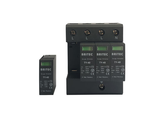 3段階のタイプ2のサージの防止装置4Pのタイプ2のサージ・プロテクターの信頼できる性能