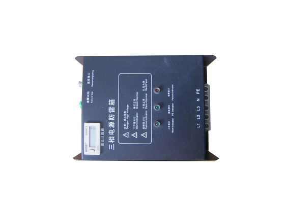 黒いサージ・プロテクター箱、AC 380V電源のための電光保護箱