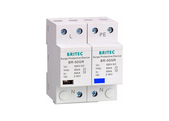 SPDの電力サージの防御装置385v電光サージ・プロテクター1p + NPE