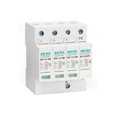BR-12.5M 3P タイプ 1 12.5kA 3相電圧過剰保護装置 SPD 拘束器 12.5ka 電圧過剰抑制器 工業用