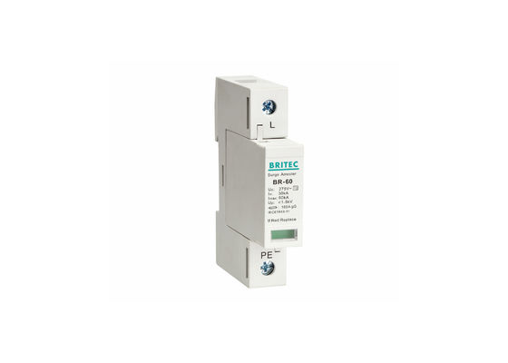 BRITEC 60kA タイプ 2 1P サージ保護デバイス 雷保護器 電力系統安定化用