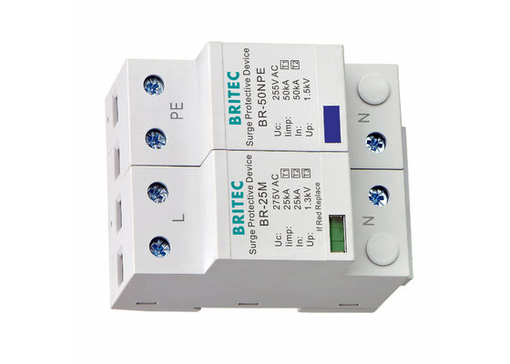 低電圧AC電源雷保護用25KA B + Cシリーズサージ保護デバイスSPDサージサプレッサー