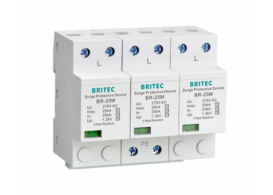 SPD 275v電光サージ・プロテクター3は避雷器のタイプ1を段階的に行ないます