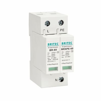 BR275-60 2P 2P ac SPD 60kA 2P 単相サージ保護デバイス (SPD) サージアレスタ サージ保護デバイス