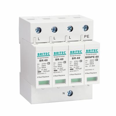 BR275-60 2P 2P ac SPD 60kA 2P 単相サージ保護デバイス (SPD) サージアレスタ サージ保護デバイス