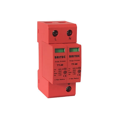 40kA シングルフェーズ 電気防電器 防電器 AC SPD 防電器 防雷器